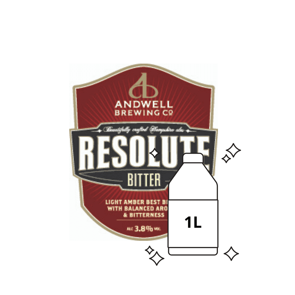 Resolute Bitter 3.8 1L Andwell Brewery